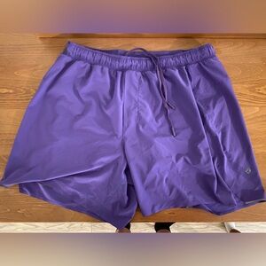 Lululemon Surge Shorts 6in Lined. Men’s XL. Petrol Purple